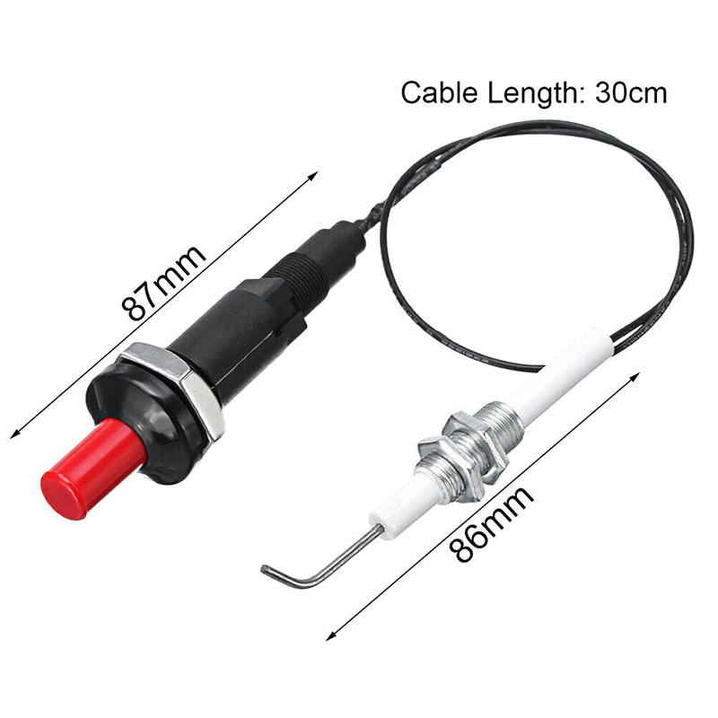 Camping Cooking Stove - Push Button Piezo Ignitor With Cable