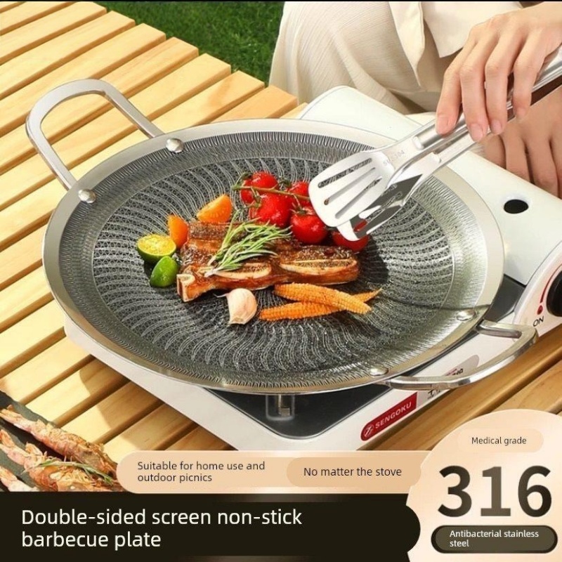 Camping Cooking Stove - 316 Stainless Steel Multifunctional Cooking BBQ