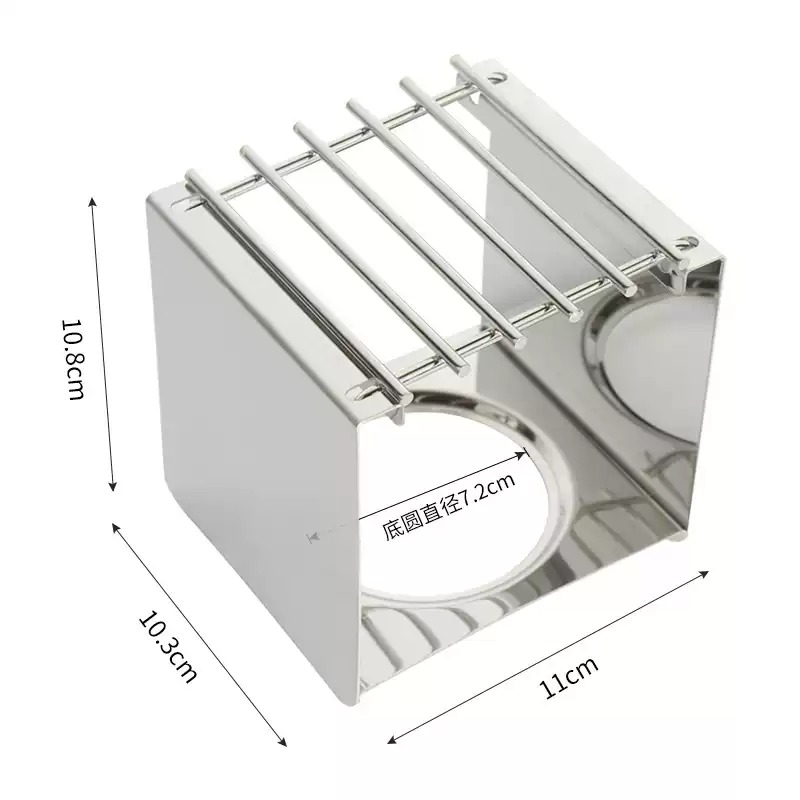 Camping Cooking Stove - Stainless Steel Square Coffee Stove Stand