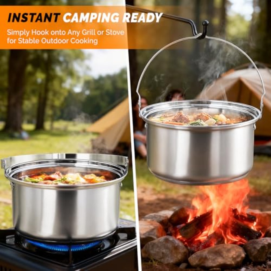 Camping Cookware Set, Lightwei - Nesting Camping Cooking Set recension och pris