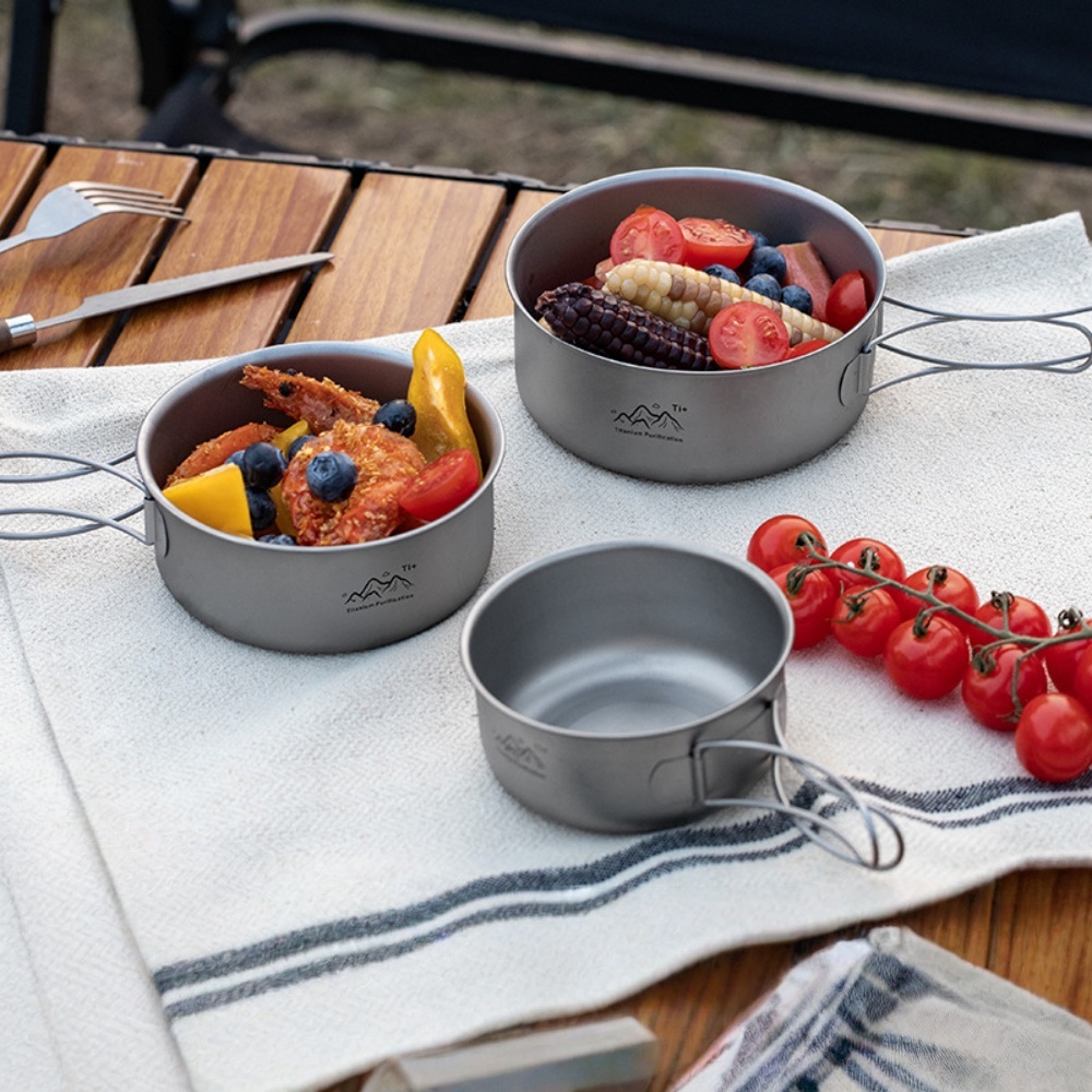 Ultralight Titanium Camping Po - Camping Cooking Noodles recension och pris