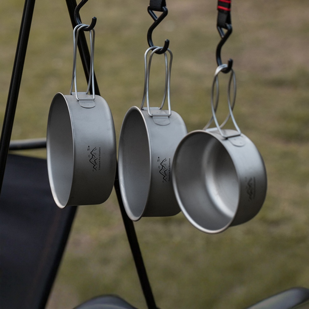 Ultralight Titanium Camping Po - Camping Cooking Noodles recension och pris