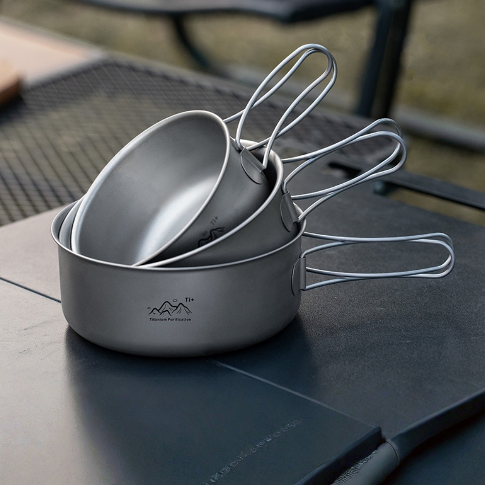 Ultralight Titanium Camping Po - Camping Cooking Noodles recension och pris