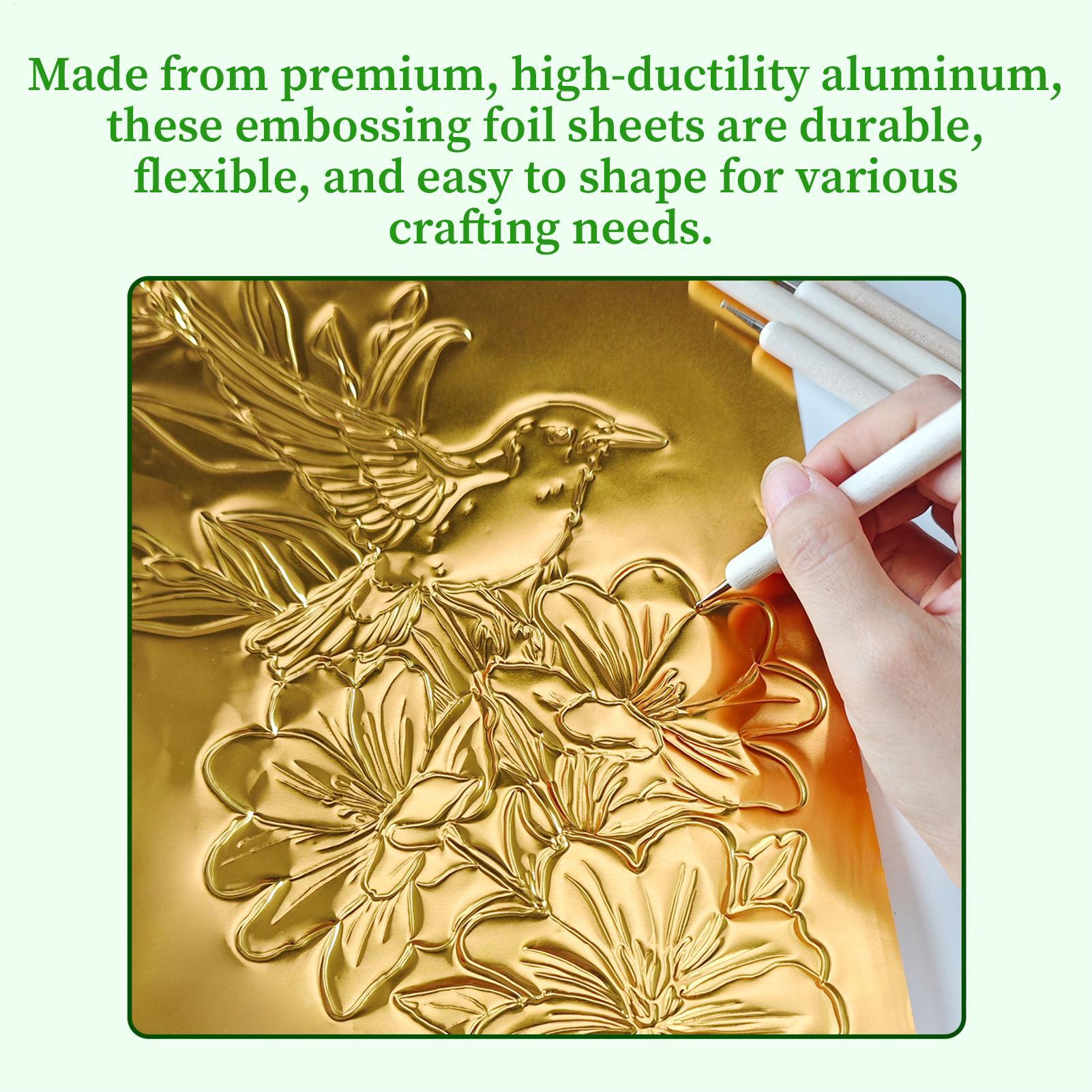 20-Pieces Golden Aluminum Foil - Aluminum Foil Heavy Duty recension och pris
