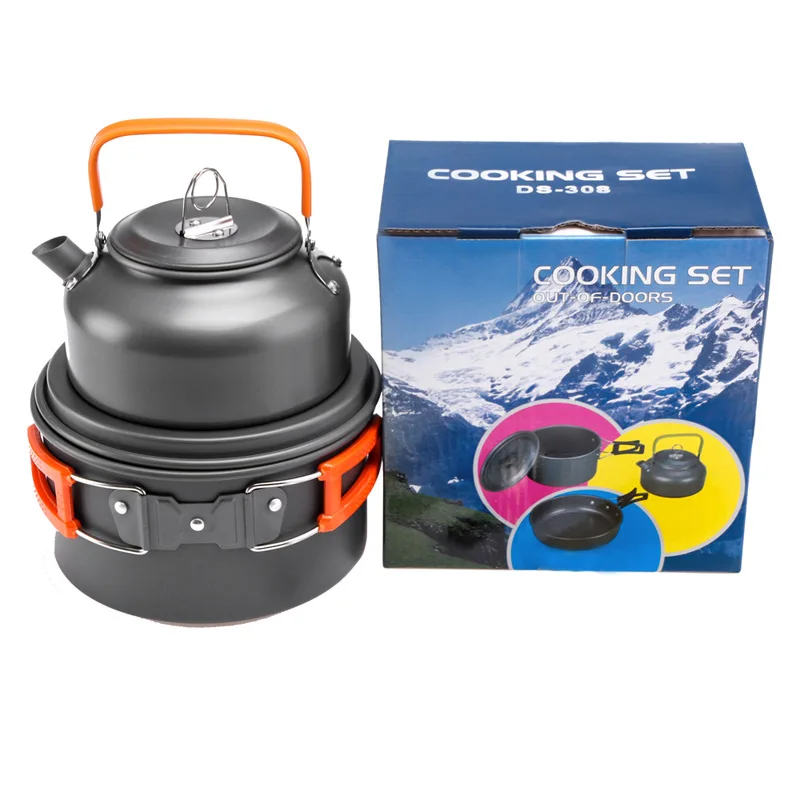Outdoor Pot Pan Kettle Camping - Camping Cooking Kit recension och pris