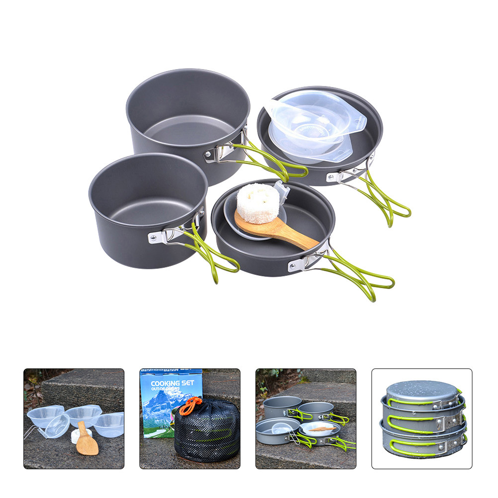 1Set Outdoor Camping Cookware  - Camping Lightweight Cooking Pot recension och pris