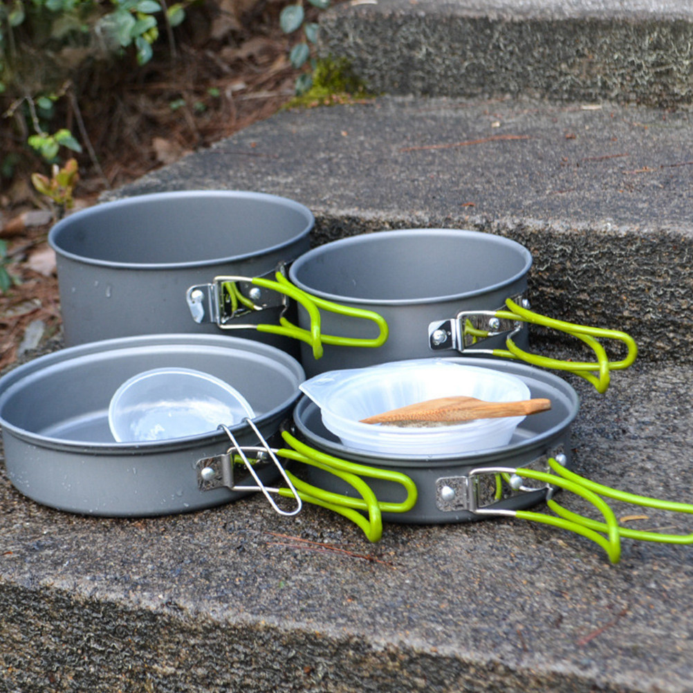 1Set Outdoor Camping Cookware  - Camping Lightweight Cooking Pot recension och pris