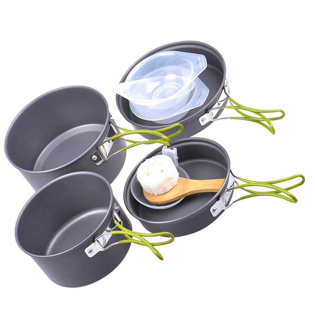 1Set Outdoor Camping Cookware  - Camping Lightweight Cooking Pot recension och pris