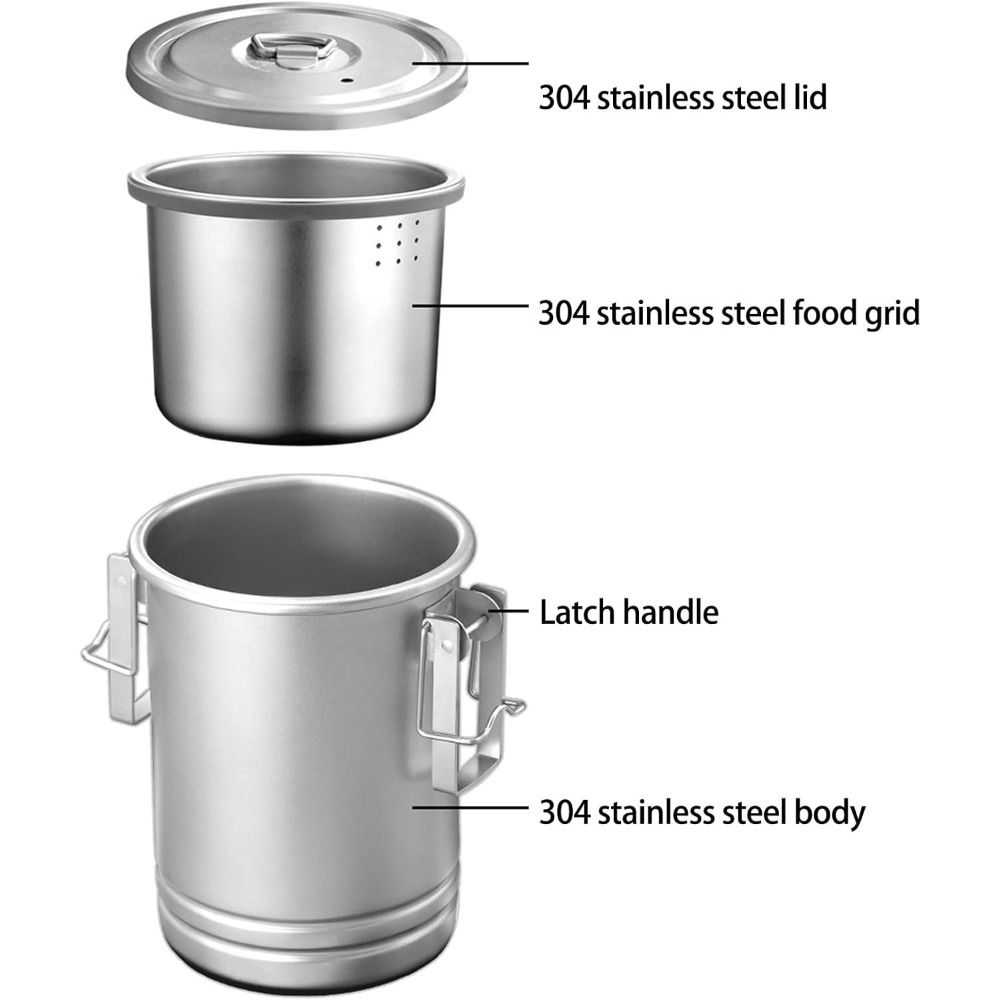 Camping Cooking Nested Pot Set - Nesting Camping Cooking Set recension och pris