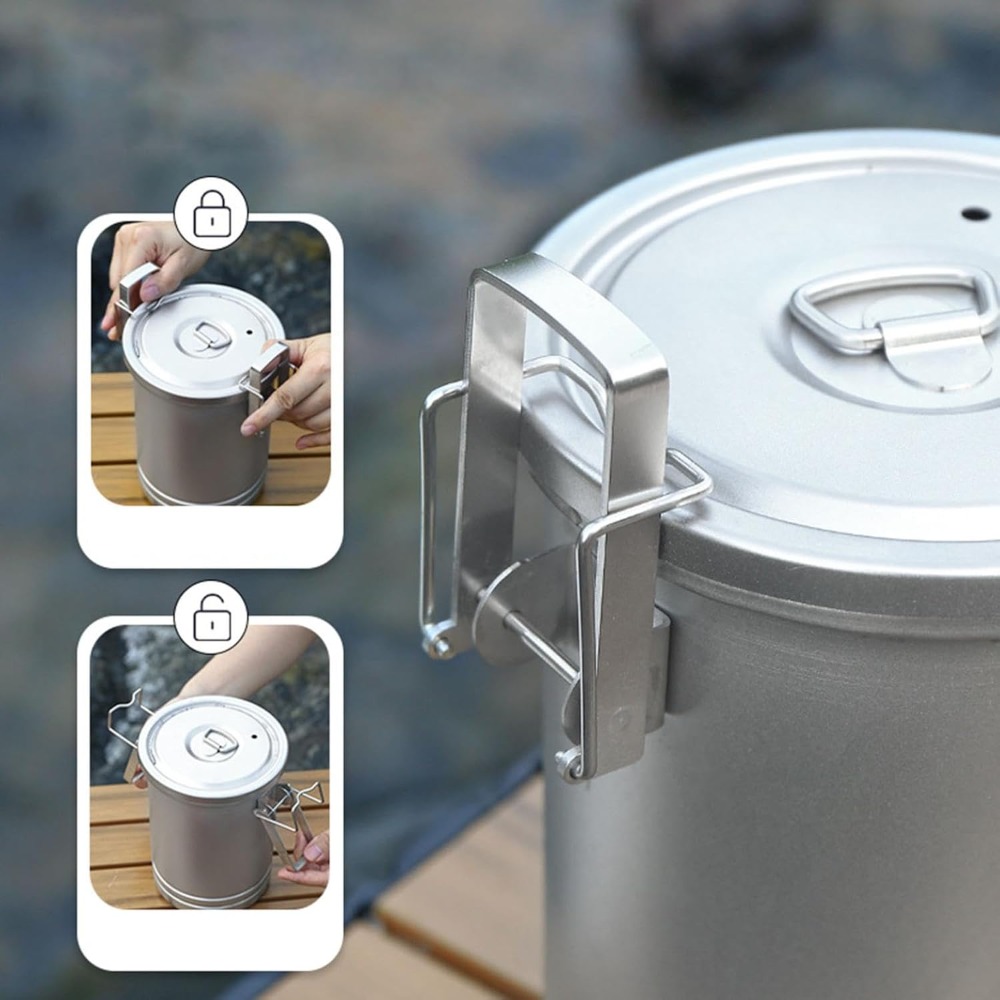 Camping Cooking Nested Pot Set - Nesting Camping Cooking Set recension och pris