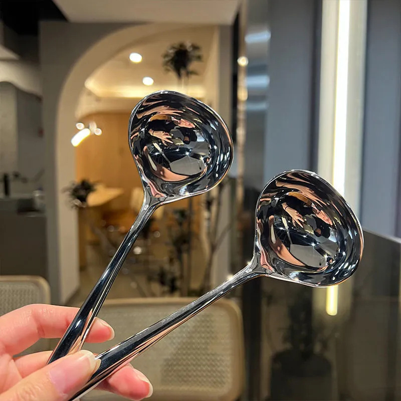 New 1PC Stainless Steel Spoon  - Camping Cooking Noodles recension och pris