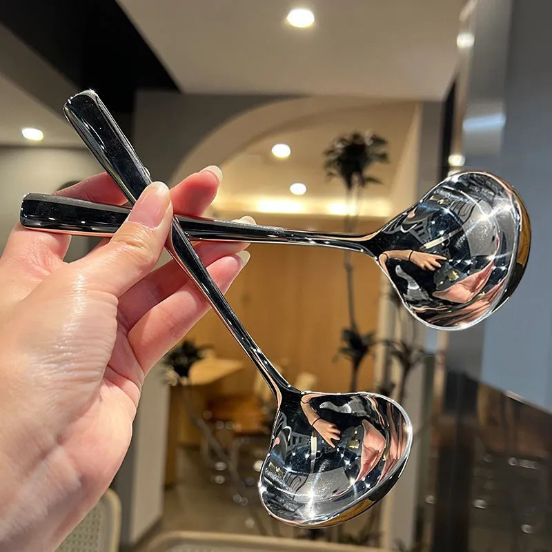 New 1PC Stainless Steel Spoon  - Camping Cooking Noodles recension och pris