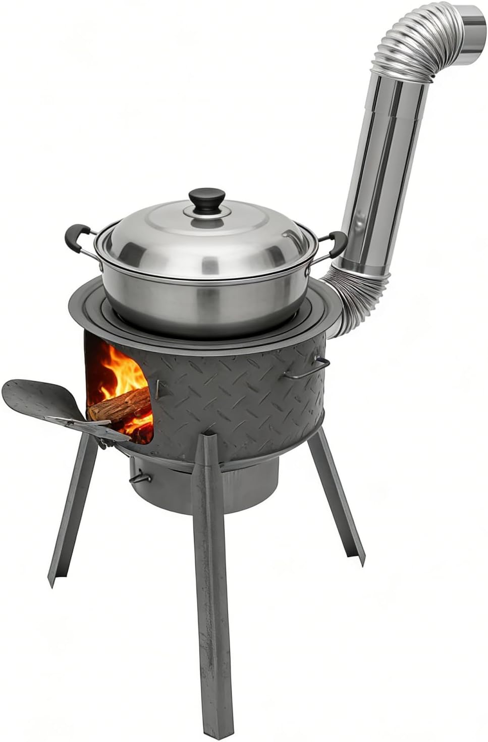 Portable Wood Burning Rocket S - Camping Cooking Stove recension och pris