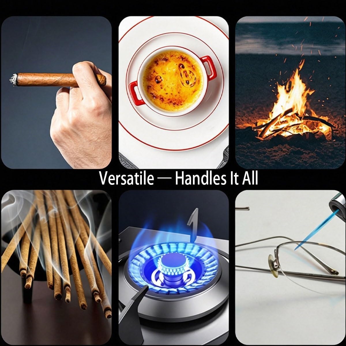 Butane-free, Portable Lighter, - Camping Cooking Flame recension och pris