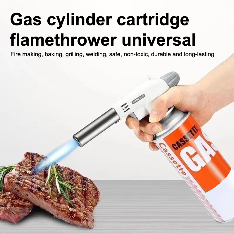 Portable Butane Torch Lighter  - Camping Cooking Flame recension och pris