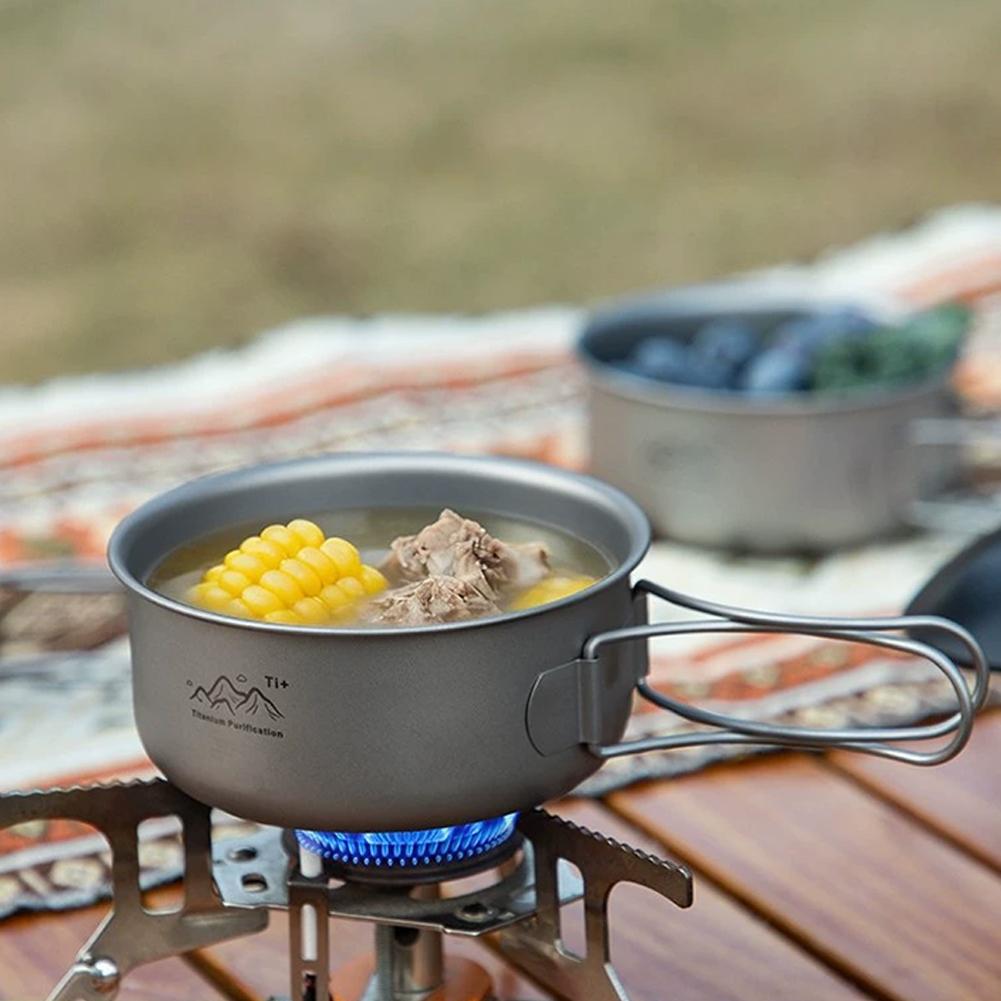 Ultralight Camping Pot Portabl - Camping Cooking Noodles recension och pris