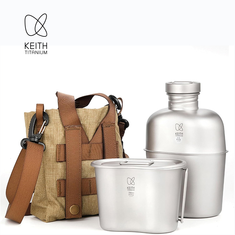 KEITH  Pure Titanium Canteen M - Camping Cooking Kit recension och pris