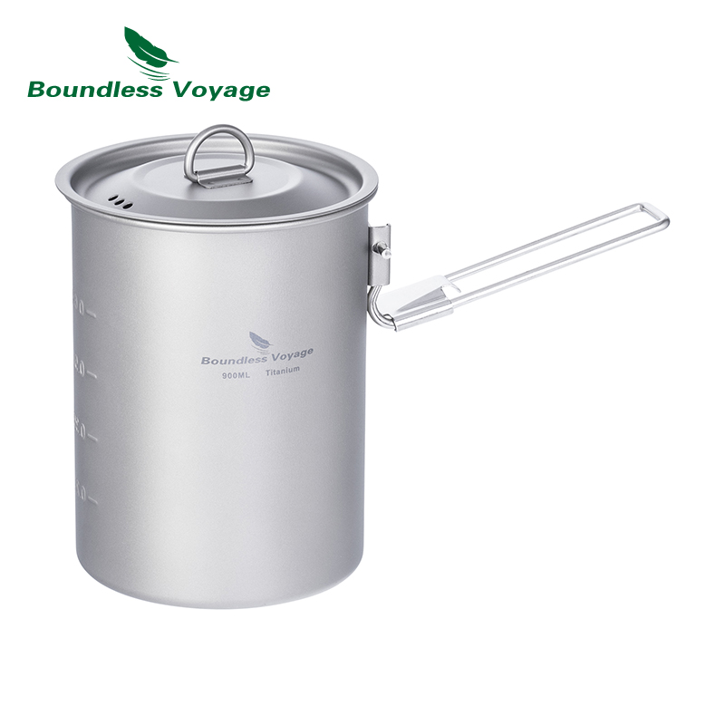 Boundless Voyage 900ml Titaniu - Camping Lightweight Cooking Pot recension och pris