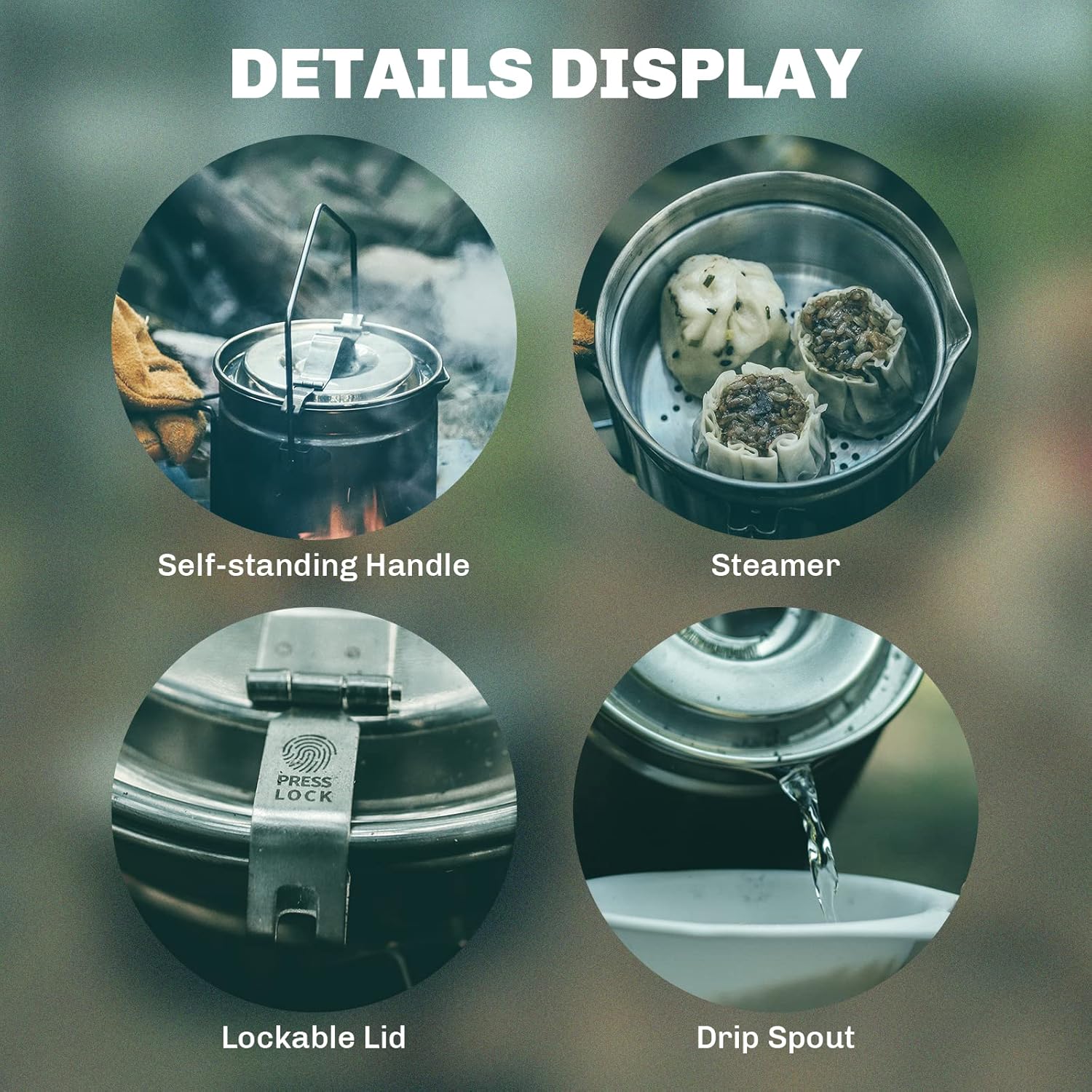 Fire-Maple 1.2L Stainless Stee - Camping Cooking Kit recension och pris