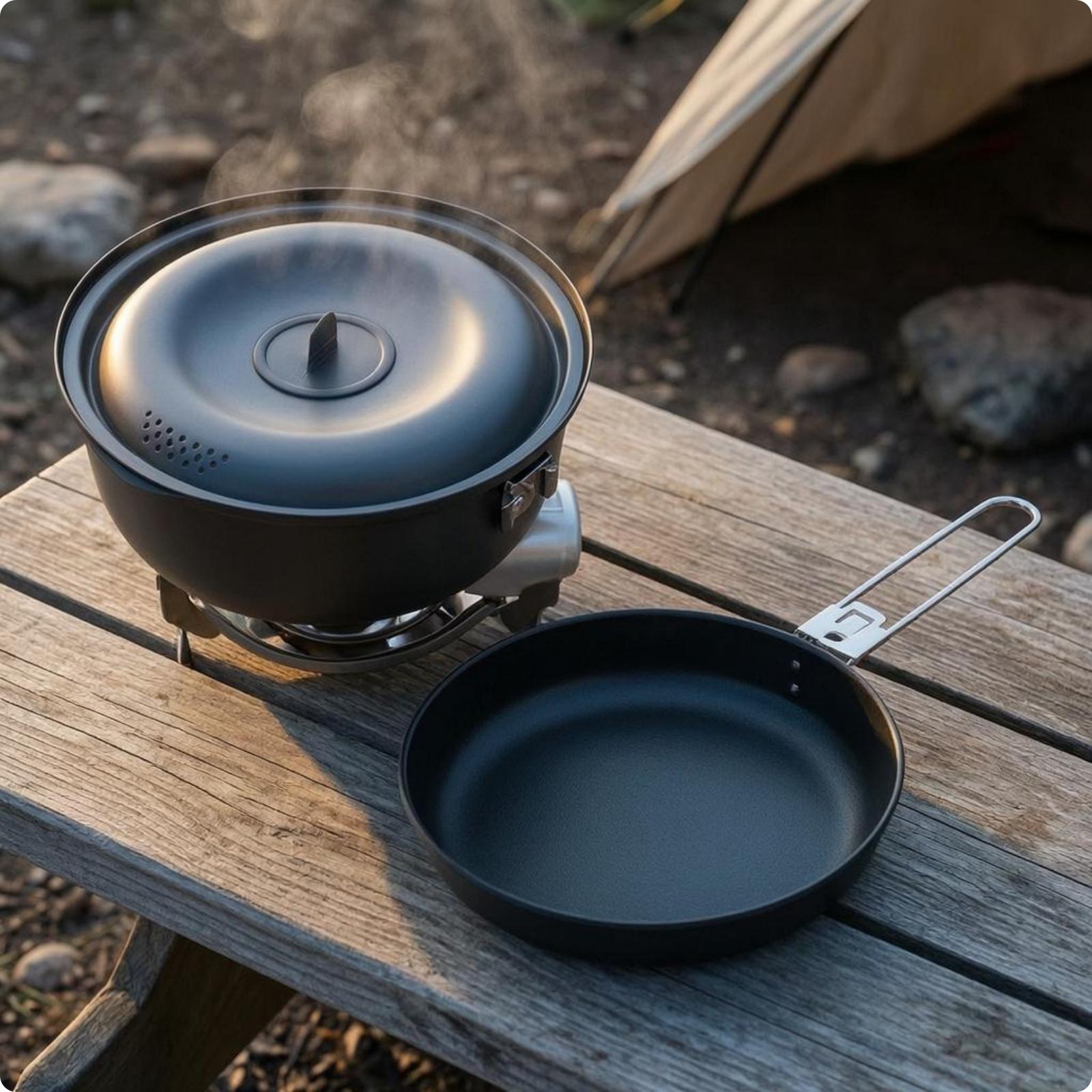 Outdoor Cooking Utensil Nonsti - Nesting Camping Cooking Set recension och pris