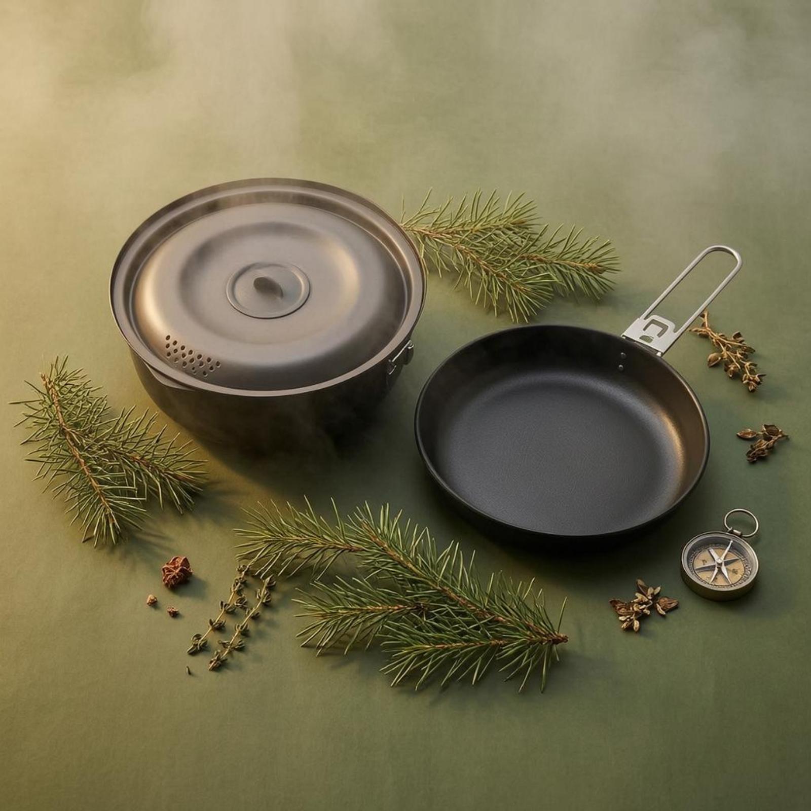 Outdoor Cooking Utensil Nonsti - Nesting Camping Cooking Set recension och pris