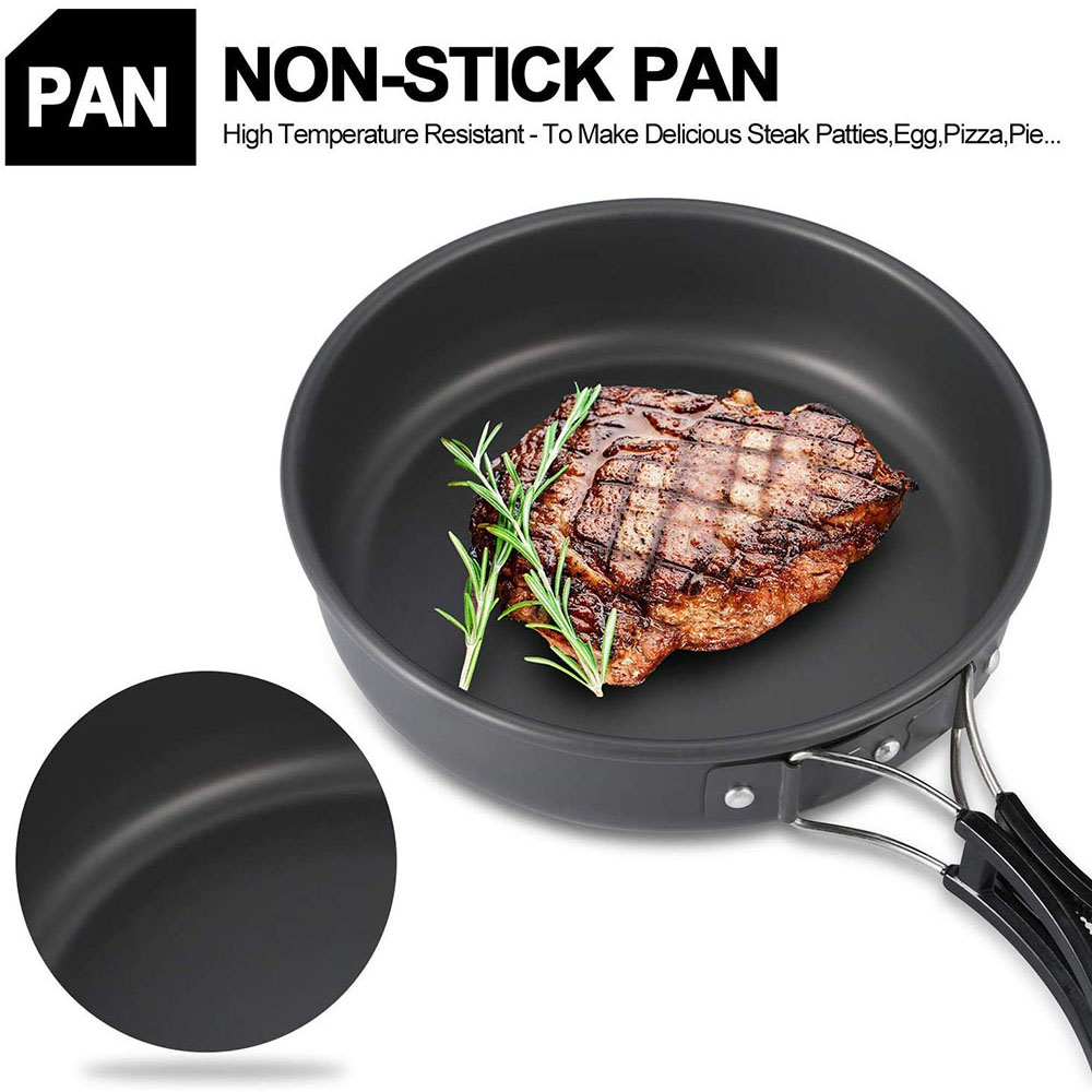 Outdoor Camping Cookware Set M - Camping Cooking Kit recension och pris