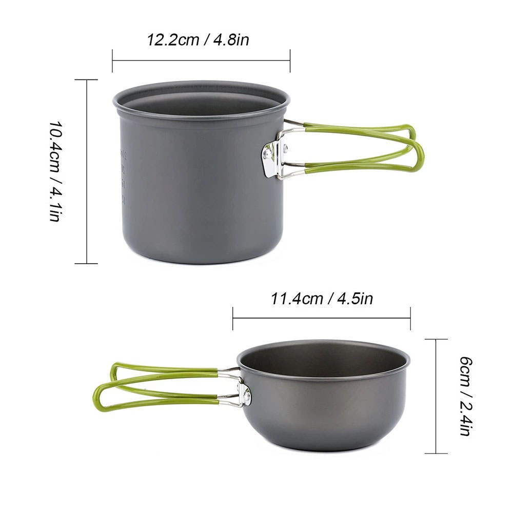 Camping Cookware Kit with Stov - Camping Cooking Kit recension och pris