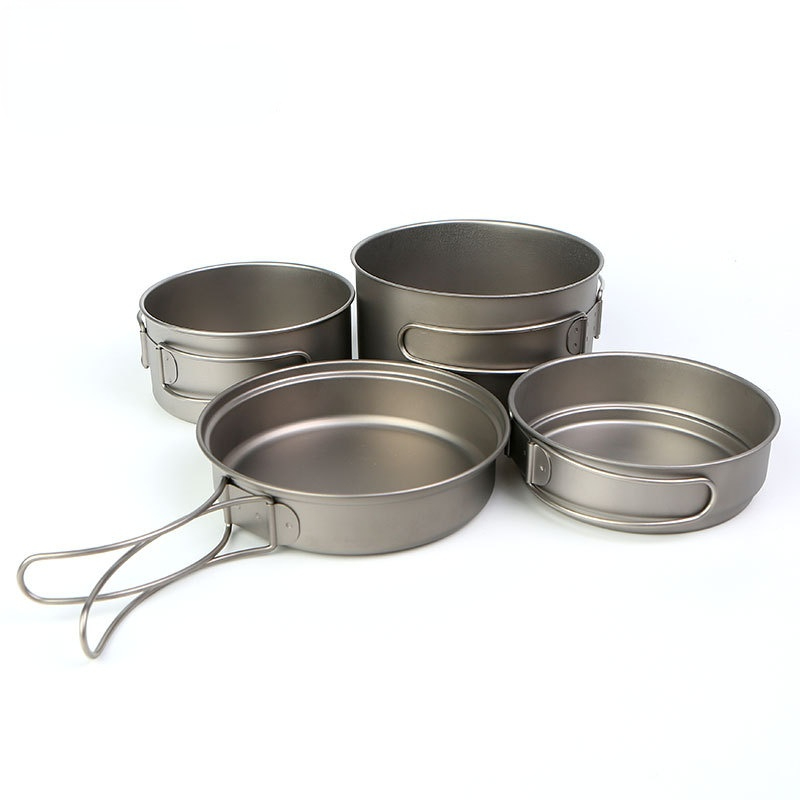 650ml or 1050ml Set Pot Combin - Camping Cooking Noodles recension och pris