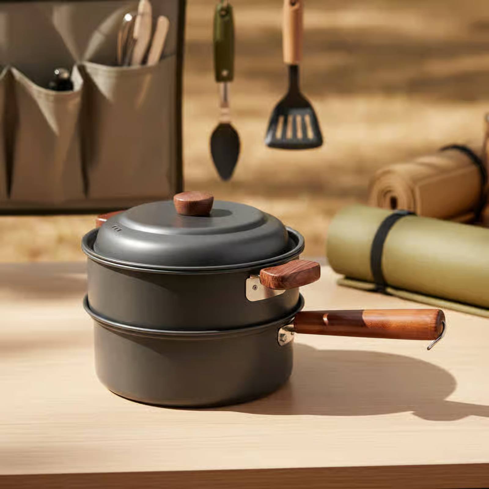3 L 3L Outdoor Cooking Pot Lig - Nesting Camping Cooking Set recension och pris