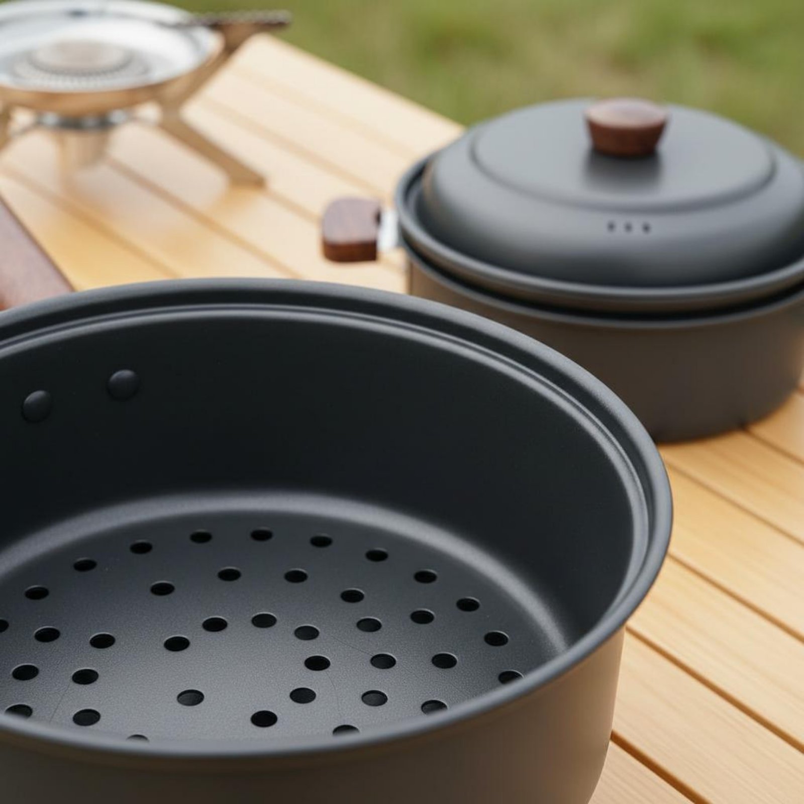 3 L 3L Outdoor Cooking Pot Lig - Nesting Camping Cooking Set recension och pris